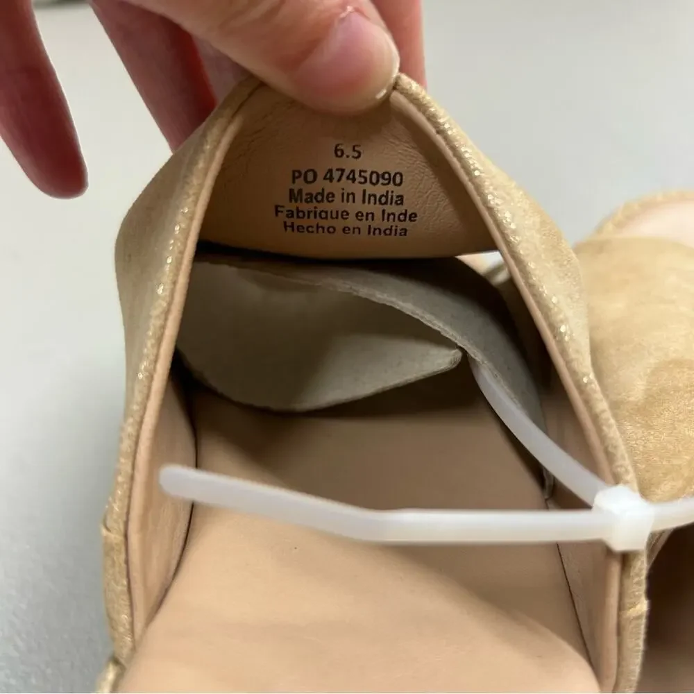 Free People Santorini Espadrille Sandal Slides Slip On Suede Leather Platform